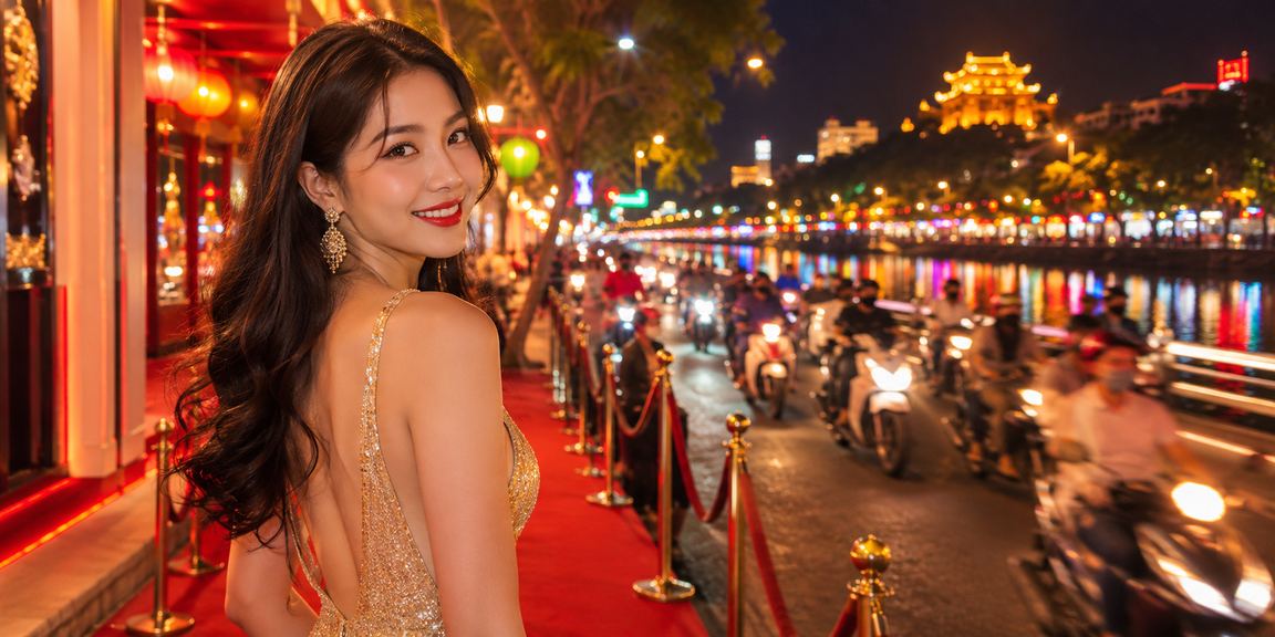 Không khí chợ đêm Huế rực rỡ với ánh đèn – gợi nhớ niềm vui giải trí có trách nhiệm